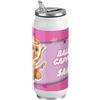 D&Vlab Borraccia Termica in ACCIAIO INOX 500 ml CON BECCUCCIO PERSONALIZZATA nome BRAINROT BALLERINA CAPPUCCINA per Scuola dell'Infanzia Elementare, Sport - THERMOS BEVANDE calde e fredde per Bambini