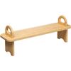 5 five simply smart 5five - ripiano laterale 59x1cm su gambe in bambù