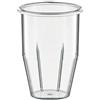 Euroshoppingonline Bicchiere in policarbonato trasparente ricambio accessorio per frullatore frullino sbattitore da banco frappè mixer Sirio Sirman professionale 550 ml h 15 cm