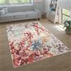 Paco Home Tappeto Salotto Moderno Soggiorno Pelo Corto Moderno Motivo Astratto Vintage, Dimensione:80x150 cm, Colore:Multicolore 3