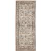 RugVista Oxana Oriental, Tappeto, Vintage, 80 x 200 cm, Rettangolare, Pelo corto, Soggiorno, Camera da letto, Corridoio, Lavabile in lavatrice, Marrone/Beige