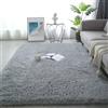 ZJEQZH Tappeti Scendiletto Camera da Letto, Tappetino Camera da Letto, Tappeto Rosa, Tappeto Camera Ragazza, Tappeto Camera da Letto Moderno per Soggiorno, Camera da Letto, Comodino, Divano(Light gray,120x16