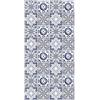 Panorama Tappeto Vinile - Modello Idraulico Granada Blu 60x110 cm - Varie Dimensioni - Tappetino Lavabile per la Cucina - Passatoia PVC Antiscivolo