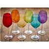 Afinternishop Set 6 calici vino e coctails vetro trasparente multicolor (Multicolor, Vetro)