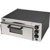 SanBouSi Forno per Pizza in Acciaio Inox, Cottura Pizza, Regolazione Temperatura, Timer, Pane e Prodotti da Forno, 2000 W