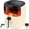 Zilan Friggitrice ad aria calda, 5 litri, friggitrice ad aria calda, mini friggitrice ad aria calda, per grigliare e friggere senza olio, friggitrice ad aria calda, 1500 Watt