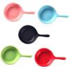 PRETYZOOM Piattini per Salsa di Soia in Ceramica 5 Pezzi con Manico | Sale e Spezie, Uso Versatile in Occasioni, Set da 5, Stile Nordico Colore Casuale