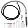 PLKYZMCDK Kit di smerigliatrici a punta pneumatiche, set di micro smerigliatrici a aria compressa con 65000 giri/min per incisione, lucidatura e smerigliatura, strumento compatto in stile pe