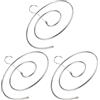 EasyByMall Stendibiancheria in acciaio inox, design a spirale per casa e dormitorio, stendino multifunzione pieghevole per lenzuola (3 pezzi)