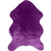 ACESOME ㅤ ACESOME - Tappeto in finta pelliccia di pecora, morbido e morbido, decorazione per il soggiorno, imitazione di lana, per il letto, per il divano (viola, 60 x 90 cm)