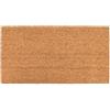 FERCASASHOP® Zerbino in Fibra di Cocco per Interni, 40 x 80 cm, Spessore 14 mm, Base PVC Antiscivolo, Beige