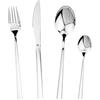 KARL HAUSMANN Set Posate 6 Persone, 24 Pezzi in Acciaio Inox 18/0 - Servizio Posate con Coltelli Forchette Cucchiai e Cucchiaini, Finitura Lucida, Lavabili in Lavastoviglie