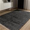 benuta Pop Tappeto cotone Tom - Nero 70x120 cm - Tessuto a mano per camera da letto, salotto, soggiorno - Riciclato - Adatto al riscaldamento a pavimento