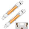 Dvnoua R7S LED 118mm Dimmerabile 30W, Lampadina R7S LED 118mm Equivalenti a 300W Lampada Alogene, Lampada Bianco Freddo 6000K 3000LM Nessun Sfarfallio, Illuminazione Fascio 360°, 2 Pezzi