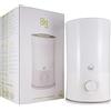 Gisa Wellness - BIG - Umidificatore ad Ultrasuoni 2L - Aromaterapia e Cromoterapia - Luci LED - Timer Durata 16/40h - Soggiorno, Camera da Letto, Uffici - Compatibile con Oli Essenziali