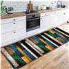 Siunwdiy Tappeti Runner 3 Metri,Classico Tappeto Passatoia Ingresso Antiscivolo,Tappeto passatoia Cucina Lavabile Antimacchia per soggiorno camera da letto corridoio Entrata 40X300CM