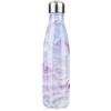 Newruiheng Bottiglia Acqua in Acciaio Inox, Borraccia Termica Senza BPA Bottiglia Termica Isolamento Sottovuoto a Doppia Parete Borracce Per 24 Ore Fredde e 12 Ore Calde (Marmo Viola, 500ml)