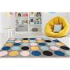 Carpeto Rugs Tappeto Bambini Morbido - Tappeto Cameretta - Tappeto Pelo Corto Moderno Geometrico - Tappeti Camera da Letto Grandi Dimensioni - Multicolore - 140 x 190 cm