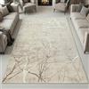 Teppich-Traum Tappeto moderno dal Design di Rami astratto | easy care | crema marrone, 200 x 290 cm