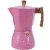 Orton Caffettiera Italiana Moka Espresso 300Ml Rosa