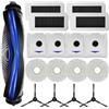 UrbanHui Spazzola principale Spazzola Laterale Filtro Mop Panno e Borsa Assemblaggio per Ecovacs Per Deebot N30 Per OMNI N30 PRO Forniture di Ricambio per Manutenzione Domestica (A)