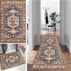 Mogetal Tappeto/passatoia da cucina/corridoio in stile bohémien, antiscivolo, lavabile, classico, vintage, durevole, per corridoio, corridoio, in poliestere, venduto al metro, 60 x 300 cm