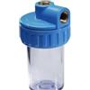 Generic Contenitore filtro acqua da 1/2 femmina pollice Euroacque con attacco in ottone a squadra