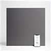 Adax Neo Compact - Convettore da parete intelligente WiFi - 500W | Controllo smartphone | Stufetta elettrica basso consumo bagno | Scaldino Elettrico | Altezza 420 mm | Grigio KWT | IP24C