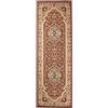 Carpeto Rugs Carpeto Tappeto Corridoio Orientale - Motivo a Medaglione - Pelo Corto - Collezione Verona - Marrone - 70 x 300 cm