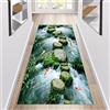 Siunwdiy Tappeto per corridoio,tappeto da cucina lavabile antiscivolo, tappeto a illusione ottica 3D per soggiorno, camera da letto, cucina, corridoio,Natural d,60x110cm