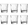 Vidivi Vetri delle Venezie Set 6 bicchieri 370 ml, in vetro trasparente (Concerto, Acqua)