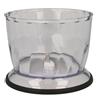FIGEVIDA Ciotola, tazza, contenitore Compatibile per Braun per tritatutto da 500 ML (Dimensioni: Diametro 136 MM, Altezza 104 MM) Minipimer Multiquick-5 MR530 67050142 AS00004191
