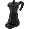 Qussse Caffettiera espresso, 480 W, caffettiera elettrica da 300 ml, 6 tazze, con base per uso domestico, ufficio, caffetteria
