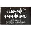 Generico Benvenuti a Casa Dei Nonni Tappeto in Feltro gommato per interni Personalizzato Famiglia ADATTO AGLI INTERNI Idea Regalo Compleanno Natale Nuova Casa Assorbente Antiscivolo 50x70cm Per Camere Entrata