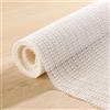 ZXIAOHUI Tappetino Antiscivolo 140 x 275 cm Lavabile Tagliabile Multiuso Tappetino Antiscivolo in Pvc/Sotto Tappeto Antiscivoli per Parquet Scendiletto Cucina Auto Tampone Scaffali, bianco