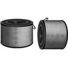 NIVMOWN Confezione da 2 filtri HEPA di ricambio FY4200, compatibili con Philips 4200 Series AC4220 e AC4221, H13 filtro HEPA, carbone attivo e prefiltro, filtro rotante a 360° (FY4200/30)