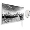 Könighaus Pannello riscaldante a infrarossi con immagine panoramica 1200 Watt - Termostato Smart - 18-29 m²