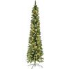 XMAS Albero di Natale Peak Tree Slim con 190 led - Altezza 210 cm.