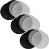 vhbw 6x filtro ai carboni attivi, 6x filtro antigrasso compatibile con Moulinex T-43, T-41, T-42 friggitrice - set da 12pz.