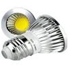 Generic XYAL Lampadine, Confezione da 20 faretti LED COB AC220V E14/E27/GU10/GU5.3 3w/5w/7w/9w lampadina dimmerabile(Warm white,E27 9W)