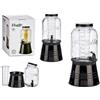 TU TENDENCIA UNICA Caraffa in Vetro Trasparente Refrigeratore Rubinetto (3800 ml)