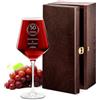Maverton Calice da vino Avant-Garde - incisione personalizzata - 490 ml - in vetro - ideale per vino rosso e bianco - regalo di matrimonio unico per la coppia - Ghirlanda