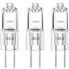 LISOCLU Lampade alogene G5.3 12v 24v 36v 220v 110v 20w 35w 50w 70w 100w 150w Bianco caldo 3000k Dimmable, Lampadine alogene per faretti MR16, Forma tubolare (24V-150W/3PCS)