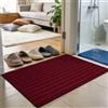 JIAFANG Tappeto Ingresso Casa 50 x 130 cm Resistente Sporco, Antiscivolo e Essorbente Interno Ed Zerbino da Esterno Interno Esterno per Porta Casa e Corridoio, Rosso