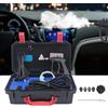 XUEMANSHOP Pulitore a vapore, 3KW, dispositivo manuale ad alta pressione con 10 accessori, 6 velocità regolabili, due modalità di pulizia per ogni tipo di sporco, mobili imbottiti