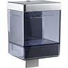 Mar Plast DISPENSER SAPONE LIQUIDO A MURO TRASPARENTE CROMATO DA 1,2 LT