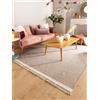 benuta Tappeto di lana pop Karla - grigio 80 x 120 cm - cotone, lana - rettangolare e in stile: tinta unita, Hygge & Cozy, minimalista, facile da pulire per soggiorno, camera da letto