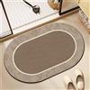 Generico Tappeto Bagno Antiscivolo Assorbente, Tappetino Bagno e Cucina 120x170cm Super Assorbente Tappeto Doccia Lavabile in Microfibra, Tappetino Doccia Stone Bath Mat Simplicity 5-117