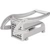 Generico Taglia patate fritte con lame 2 dimensioni Tagliapatate professionale in acciaio inox Affettatrice per verdure