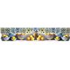emmevi Tappeto Cucina Maiolica Rustica Stampa Digitale HD Limoni Gomma Pvc Sagomata Antimacchia 50x240 cm